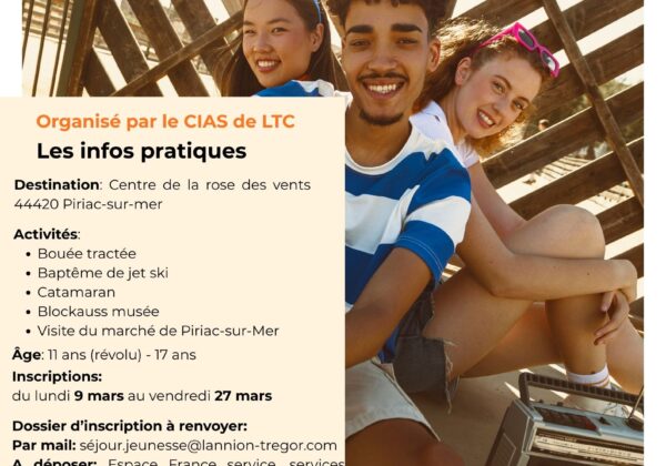 Le CIAS propose un séjour jeunes printemps 2026