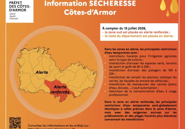 Alerte sécheresse niveau 2