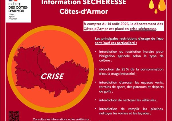Alerte sécheresse niveau 3